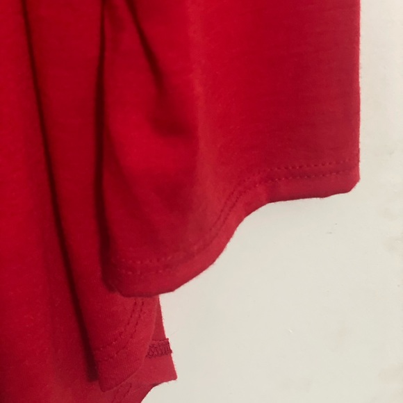 Vibrant Red Women's Cardigan - Picture 3 of 5